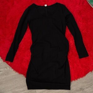 Old Navy Black Long Sleeve Dress